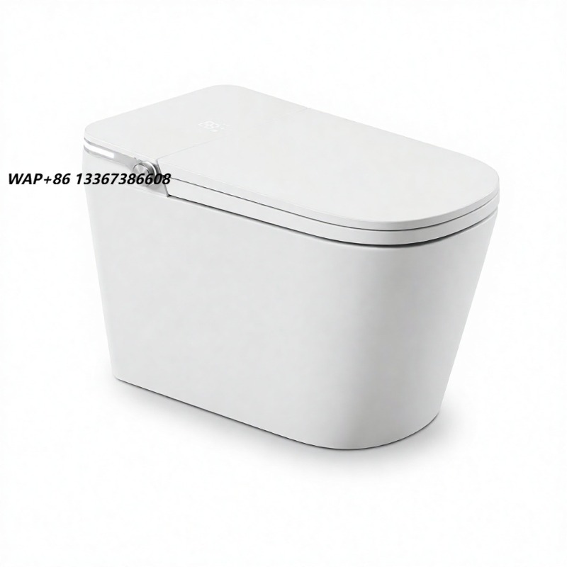 Home For Bathroom - White Smart Toilet Square Bowl Floor