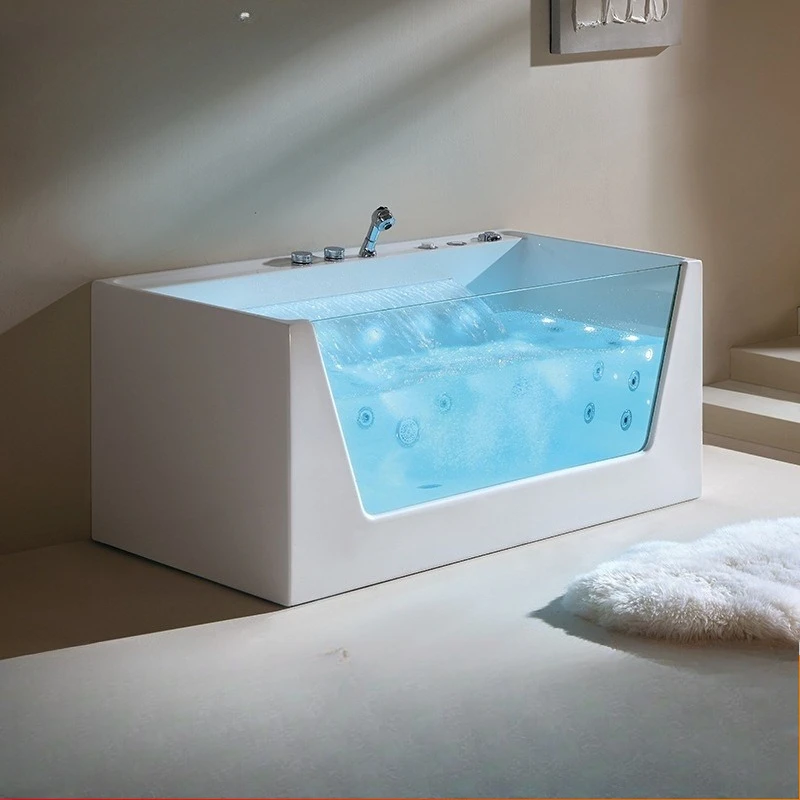 Home Bathroom Jacuzzi - #Acrylic Massage Bathtub, Smart Thermostatic Spa