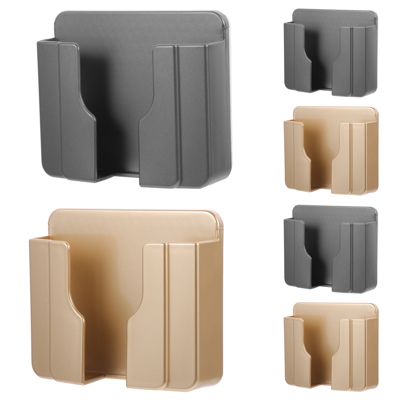 Home For Bathroom - 6Pcs Wall Mount Phone Holder Adhesive