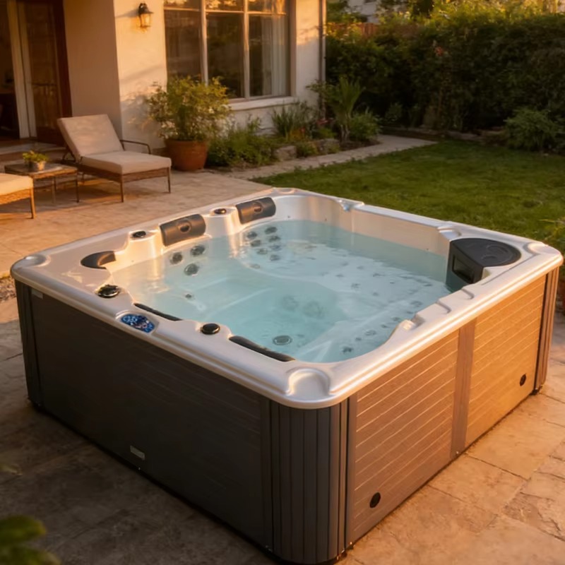 Home Bathroom Jacuzzi - For Villa Garden Hot Tub Whirlpool