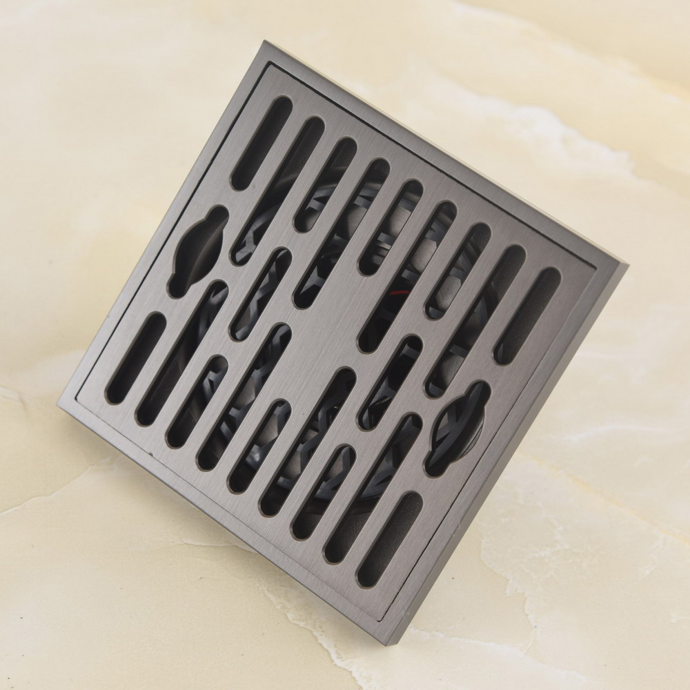 Home Bathroom Hardware - Modern Square Floor Drain Bathroom Toilet