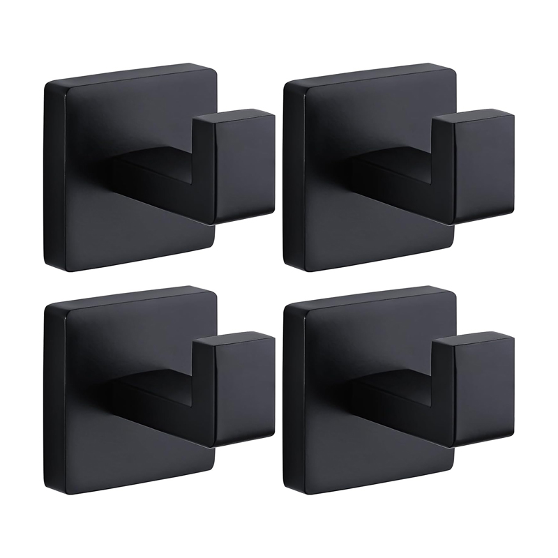 Matte Black Towel Hook Stainle - Home Bathroom Towels ulasan dan harga