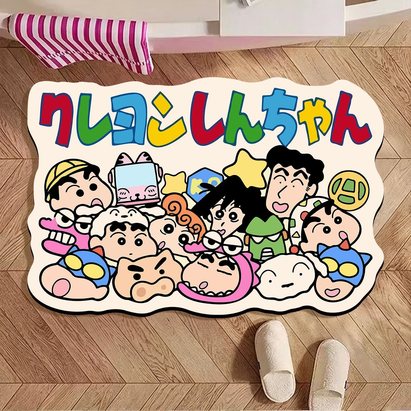 Crayon Shin‑chan Irregular Bat - Home Bathroom Mats ulasan dan harga