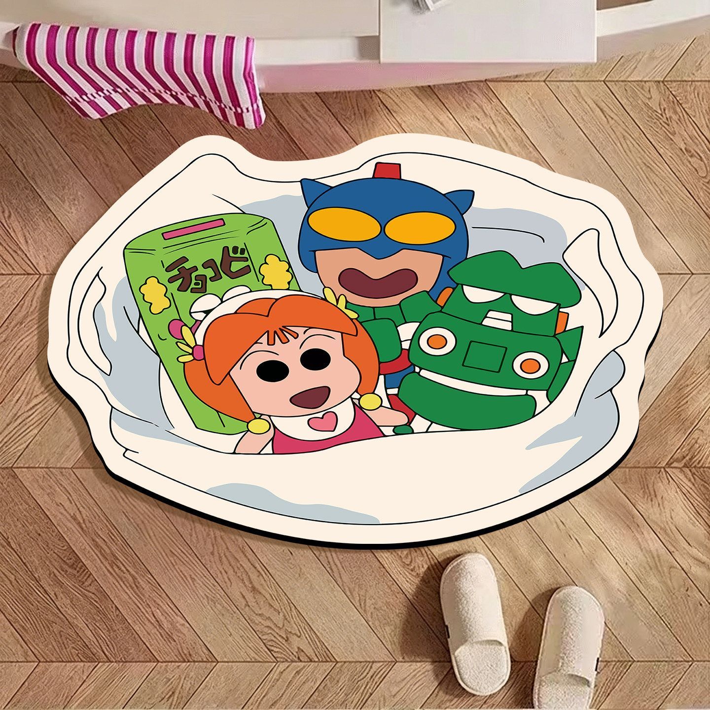 Crayon Shin‑chan Irregular Bat - Home Bathroom Mats ulasan dan harga