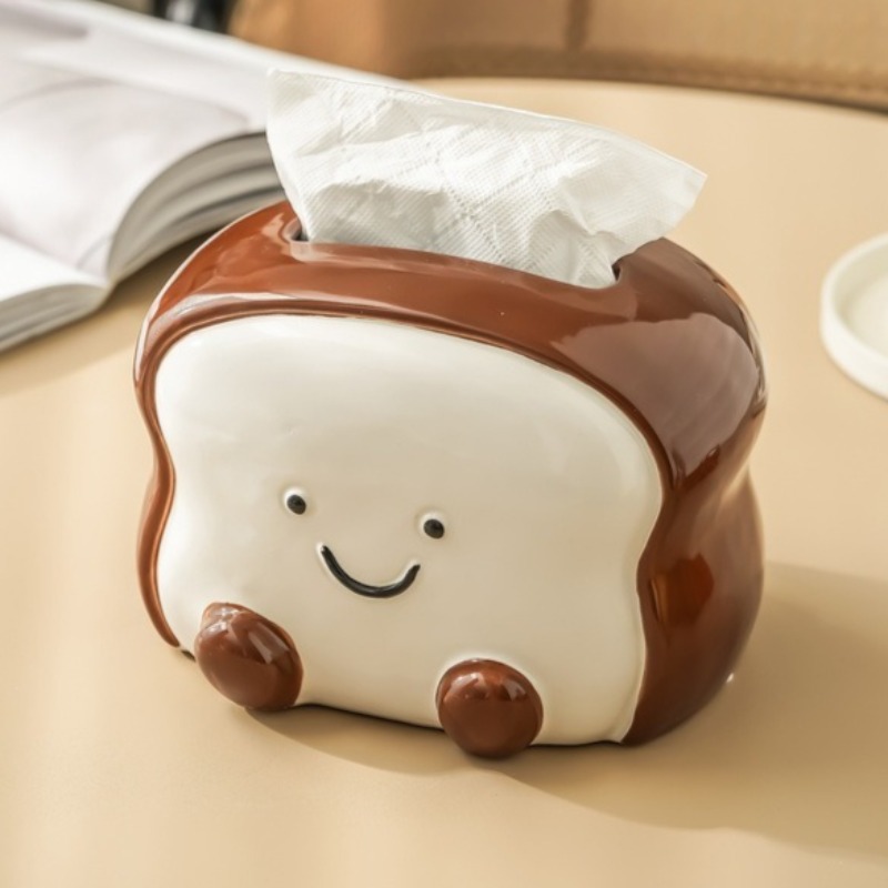 Creative Cartoon Toast Ceramic - Home Decor Bathroom Ideas ulasan dan harga