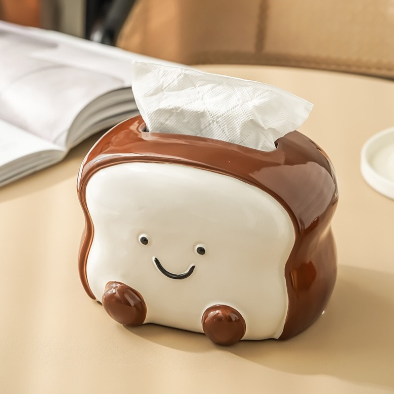 Creative Cartoon Toast Ceramic - Home Decor Bathroom Ideas ulasan dan harga