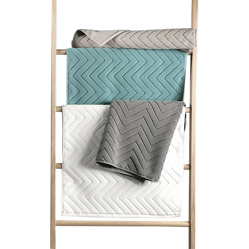 Step-On Jacquard Floor Towel f - Home Bathroom Spa ulasan dan harga