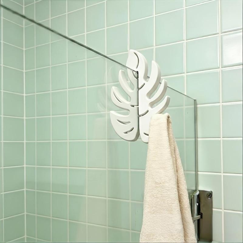 Green Monstera Leaf Over Showe - Jet Home Bathroom ulasan dan harga