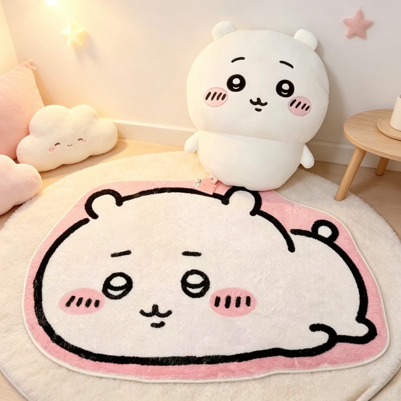 Hot Chiikawa Cartoon Rug Anime - Home Bathroom Mats ulasan dan harga