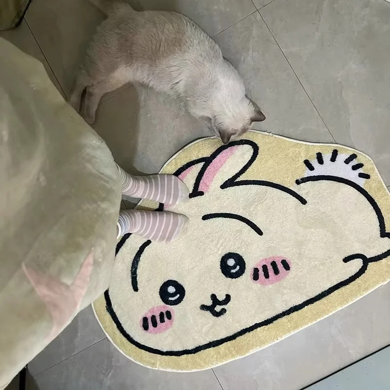 Hot Chiikawa Cartoon Rug Anime - Home Bathroom Mats ulasan dan harga