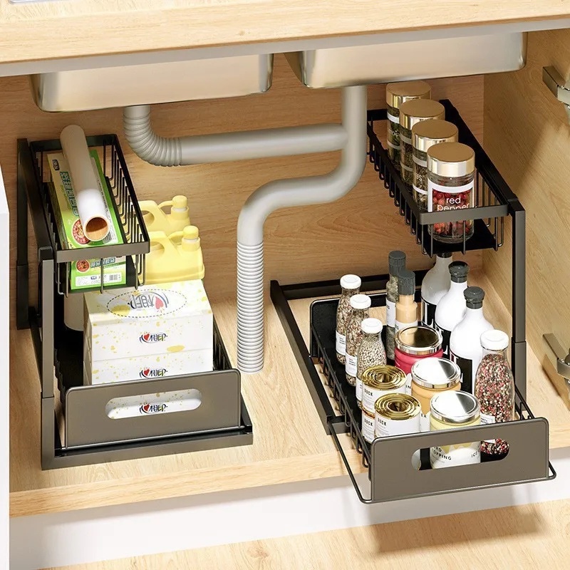 Pull‑out 2‑Tier Under‑Sink Cab - Home Depot Bathroom Sink ulasan dan harga