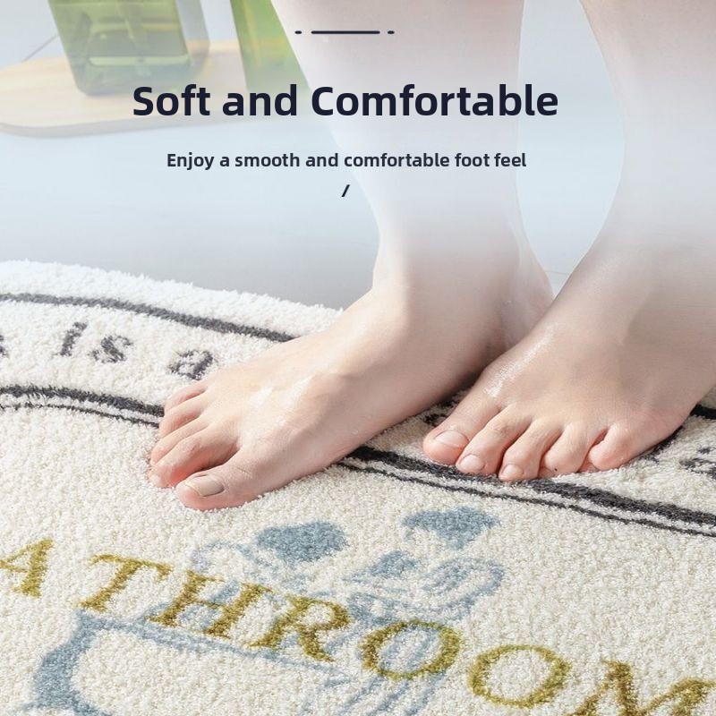 Bathroom Anti-Slip Mat Door Ma - Home Bathroom Mats ulasan dan harga