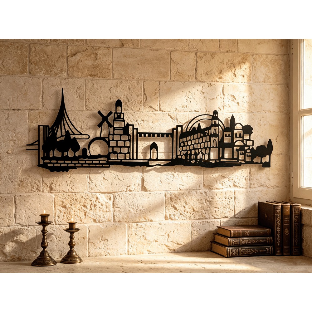 CIFBUY Metal Wall Art Jerusale - Home & Bathroom Building Products Pte Ltd ulasan dan harga