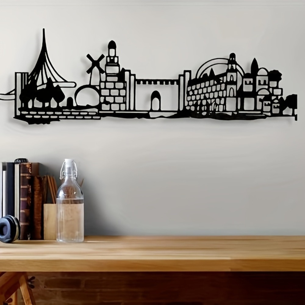 CIFBUY Metal Wall Art Jerusale - Home & Bathroom Building Products Pte Ltd ulasan dan harga