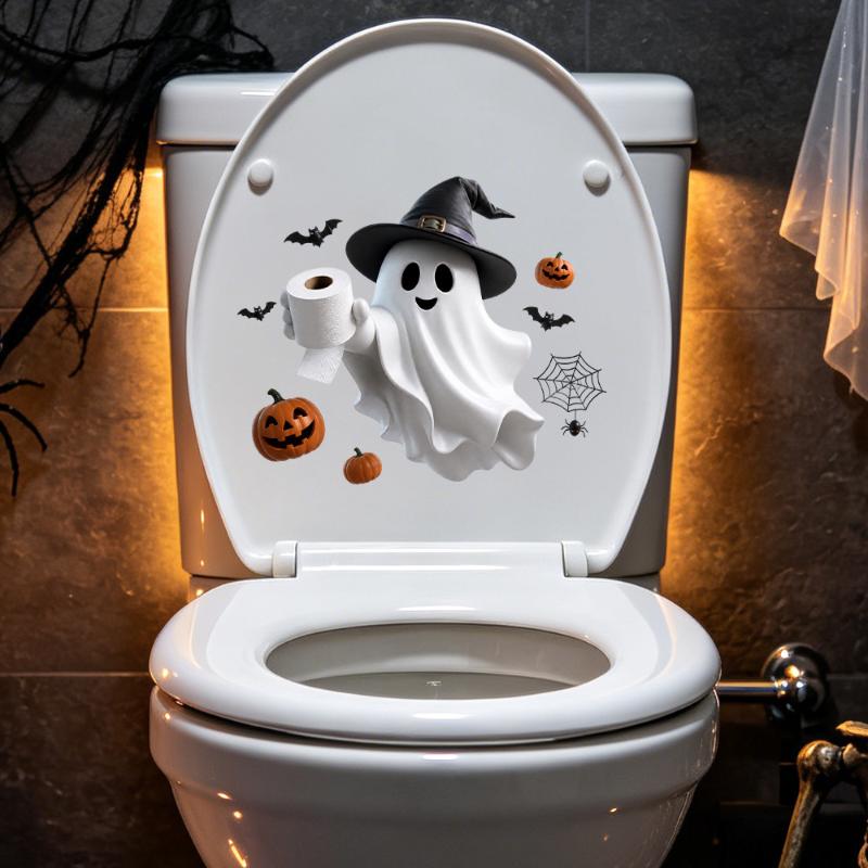 Halloween Toilet Seat Stickers - Jet Home Bathroom ulasan dan harga