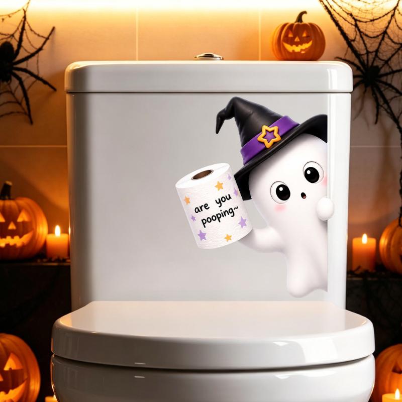 Halloween Toilet Seat Stickers - Jet Home Bathroom ulasan dan harga