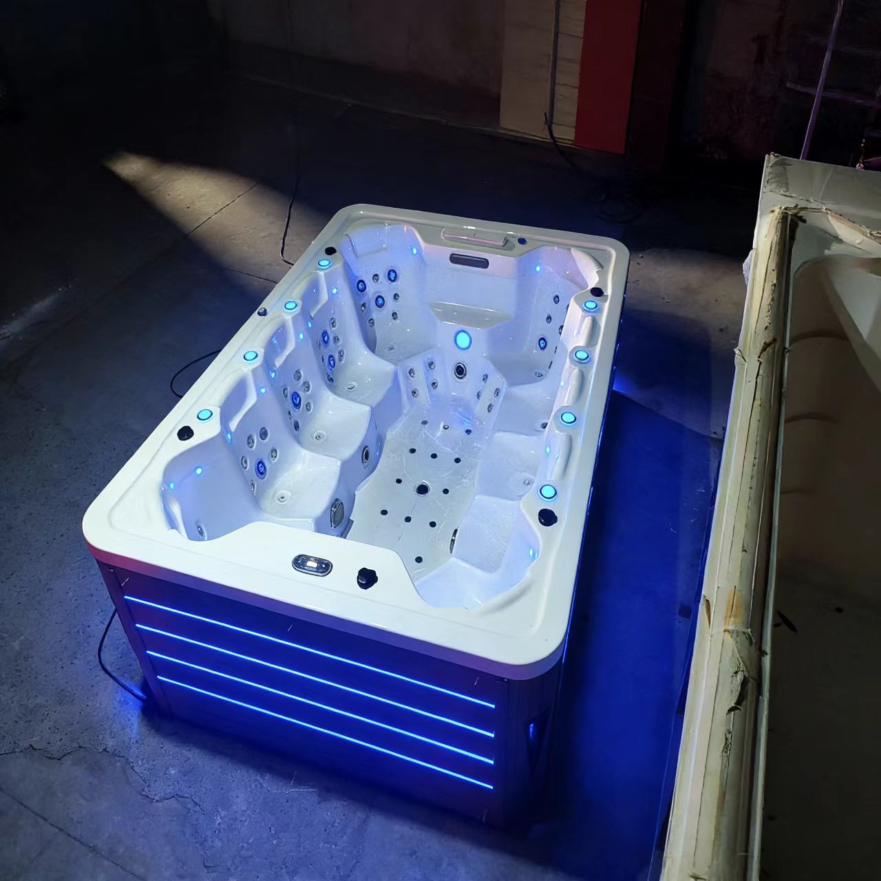 Hot Tub,5‑10 Persons Whirlpool - Home Bathroom Jacuzzi ulasan dan harga