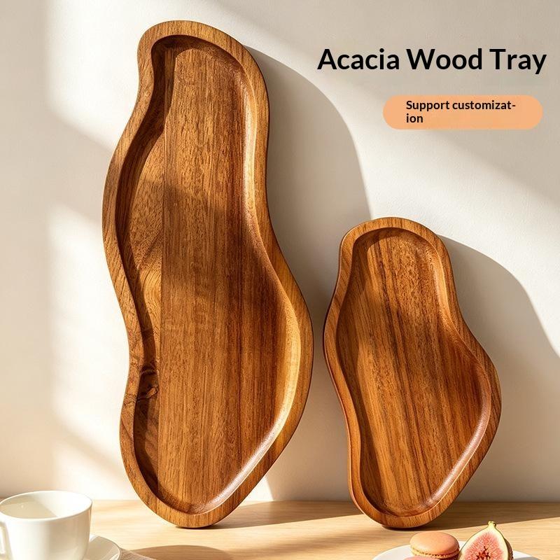 Solid Acacia Wood Sink Tray Mu - Jet Home Bathroom ulasan dan harga