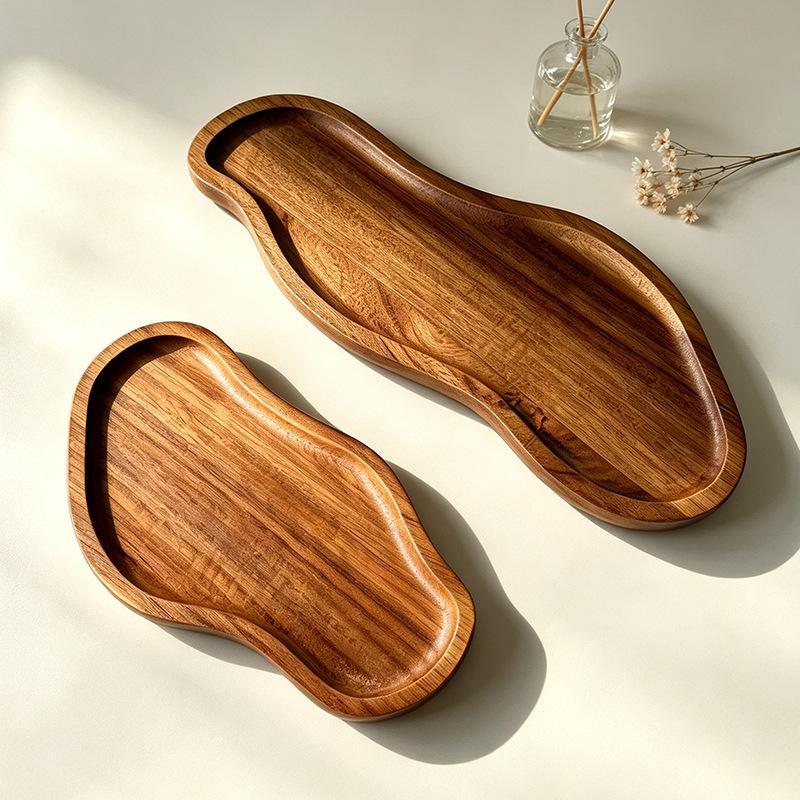 Solid Acacia Wood Sink Tray Mu - Jet Home Bathroom ulasan dan harga