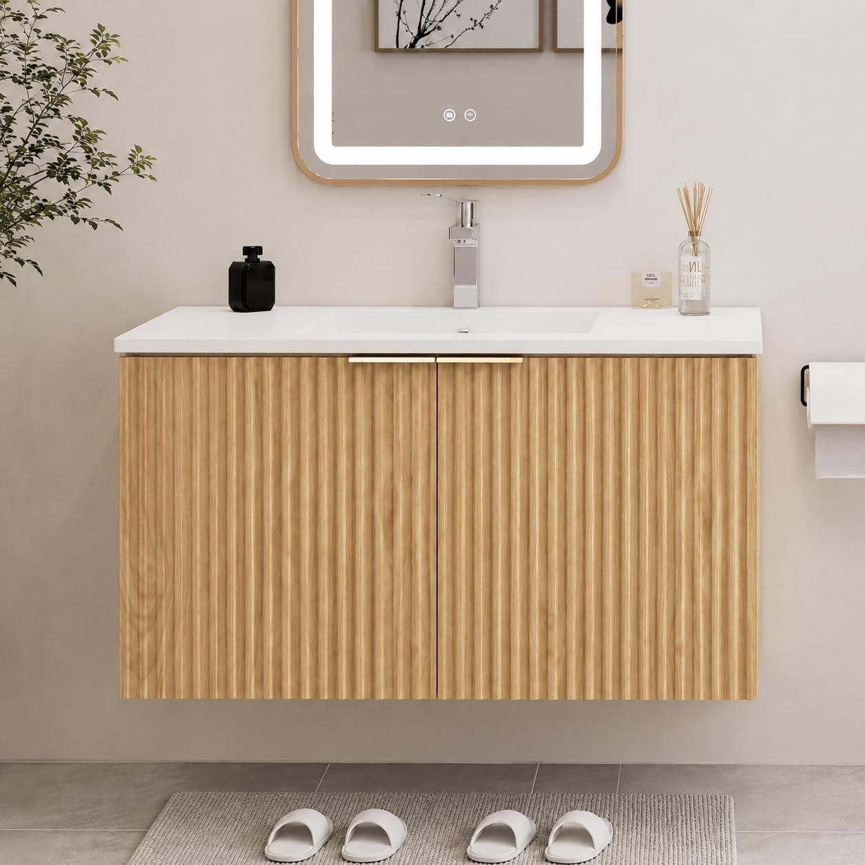 Modern Floating Bathroom Vanit - Home For Bathroom ulasan dan harga