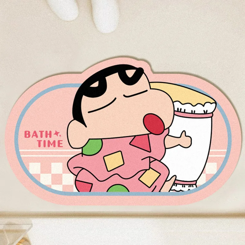 Cartoon Cute Crayon Shin-chan  - Home Bathroom Mats ulasan dan harga