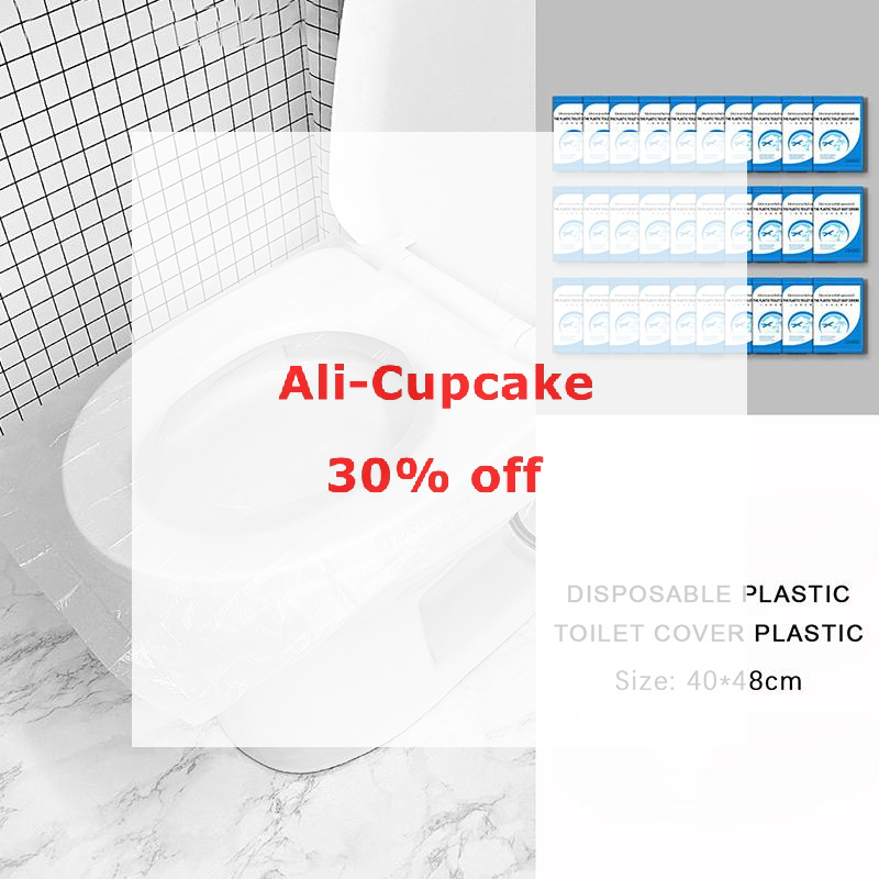 50Pcs Toilet Seat Cover Toilet - Home Bathroom Mats ulasan dan harga