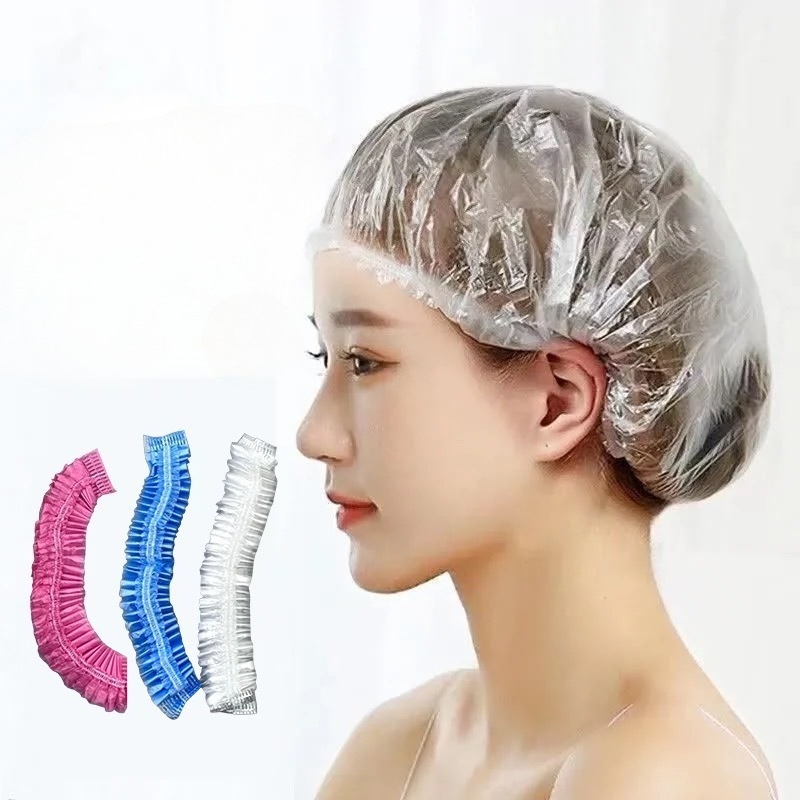 50Pcs Disposable Shower Cap Co - Home Bathroom With Sauna ulasan dan harga