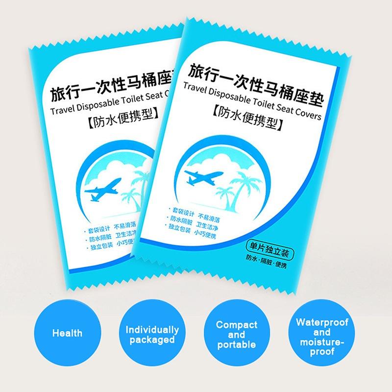 50Pcs Toilet Seat Cover Toilet - Home Bathroom Mats ulasan dan harga