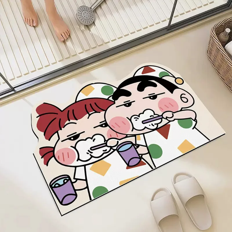 30*40CM Crayon Shinchan Bath S - Home Bathroom Mats ulasan dan harga