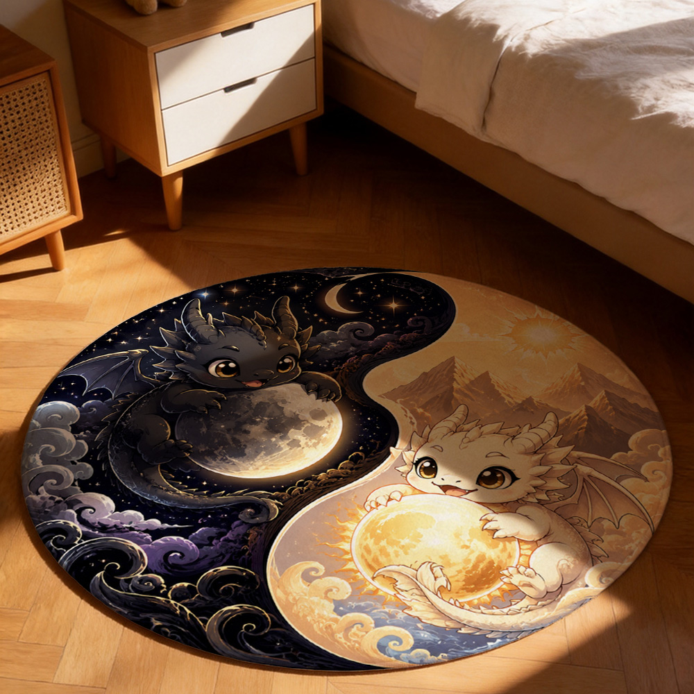 Cute Cartoon Moon Dragon Puppy - Home Decor Bathroom Ideas ulasan dan harga