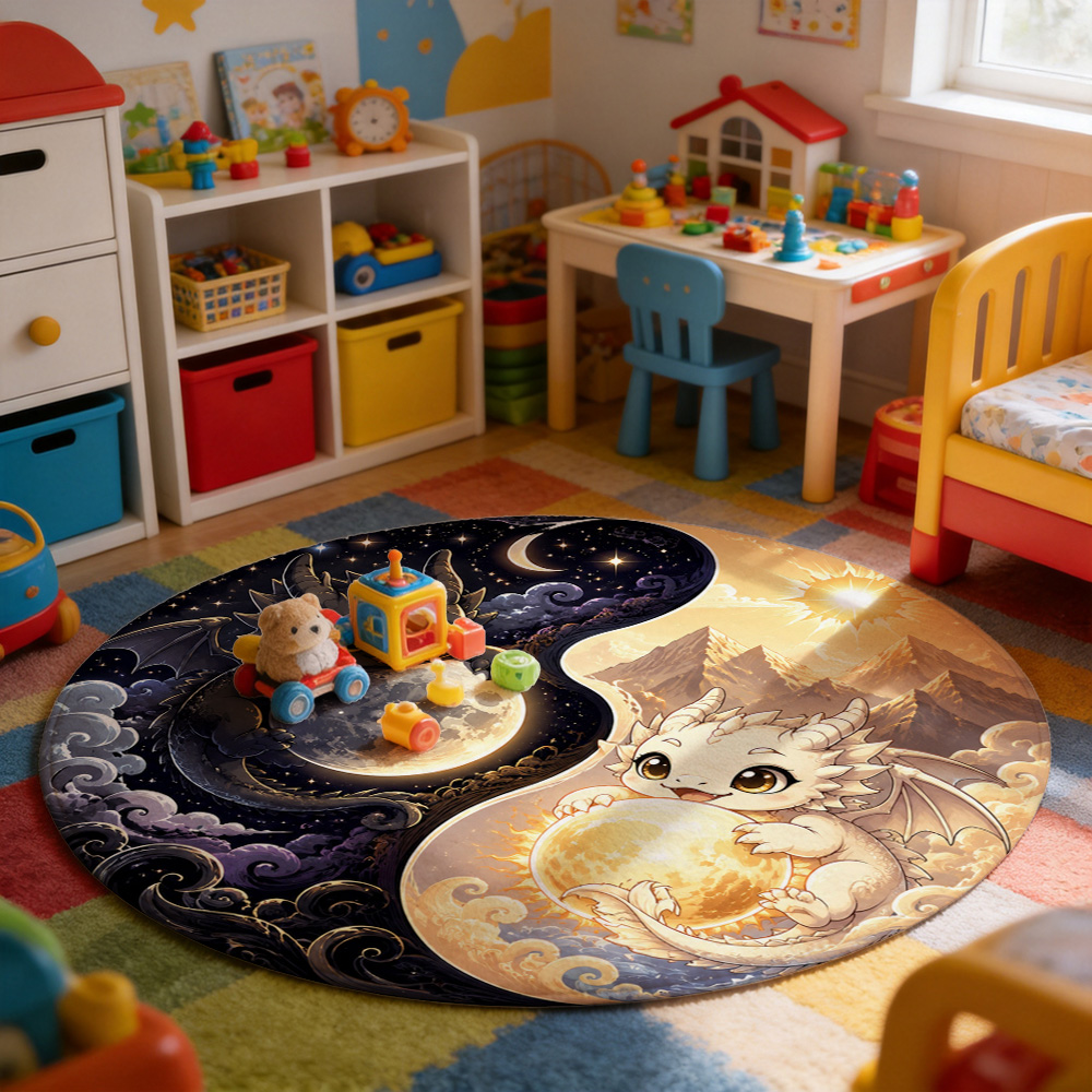 Cute Cartoon Moon Dragon Puppy - Home Decor Bathroom Ideas ulasan dan harga