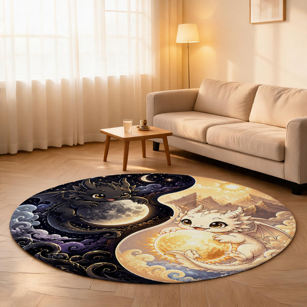 Cute Cartoon Moon Dragon Puppy - Home Decor Bathroom Ideas ulasan dan harga