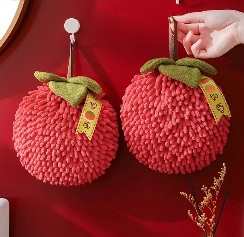 Cute Chenille Hand Towel Kitch - Home Bathroom Towels ulasan dan harga