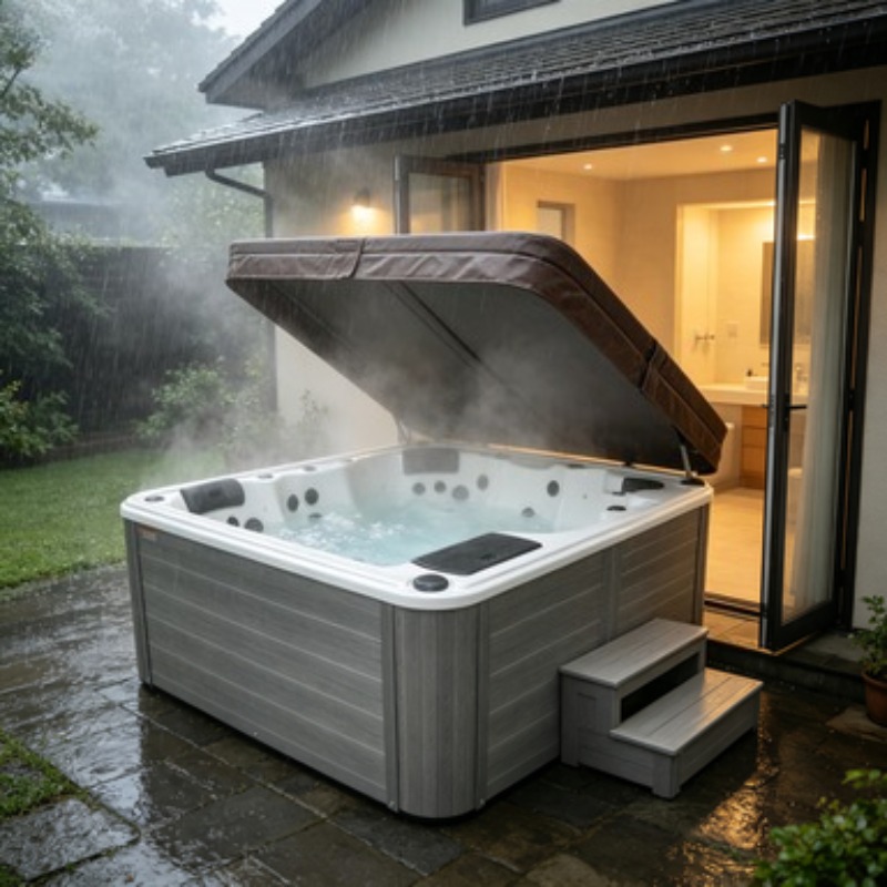7 Person Hot Tub Spa Whirlpool - Home Bathroom Jacuzzi ulasan dan harga