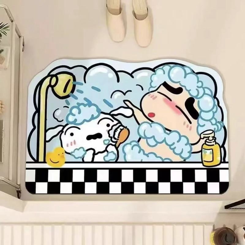 Shower Room Water Uptake Mat Q - Home Bathroom Mats ulasan dan harga