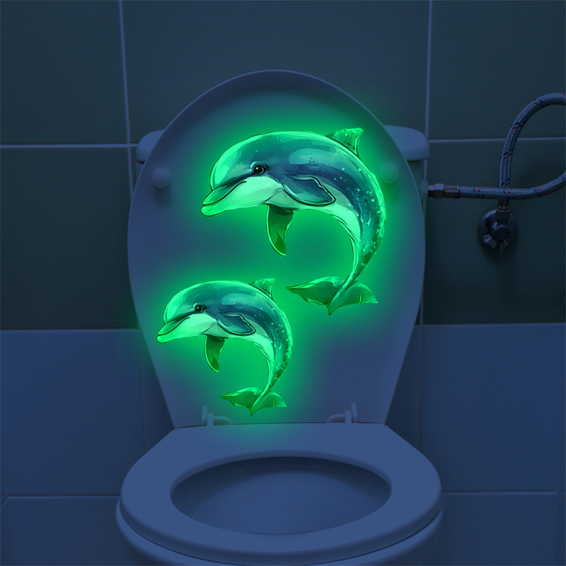 Glow-in-the-dark Dolphin Toile - Jet Home Bathroom ulasan dan harga