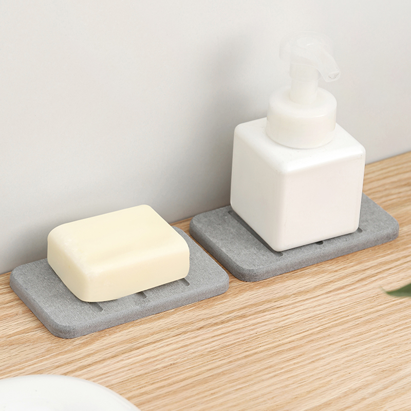 Diatom Mud Soap Dish Quick-Dry - Home Bathroom Mats ulasan dan harga