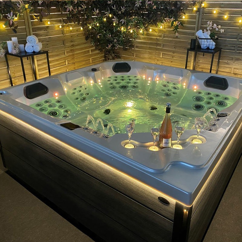 For Villa Garden Hot Tub Whirl - Home Bathroom Jacuzzi ulasan dan harga