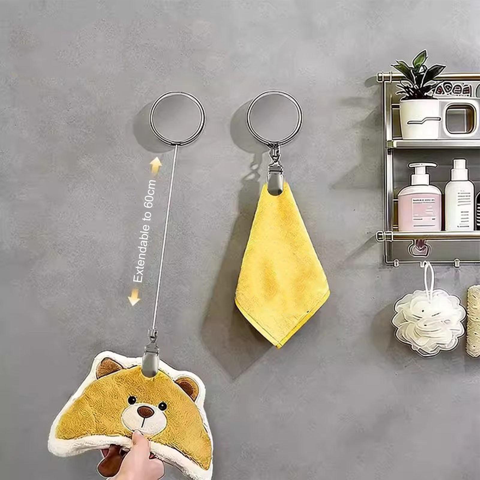 1Pcs No-Drill Self-Adhesive Au - Home Bathroom Towels ulasan dan harga