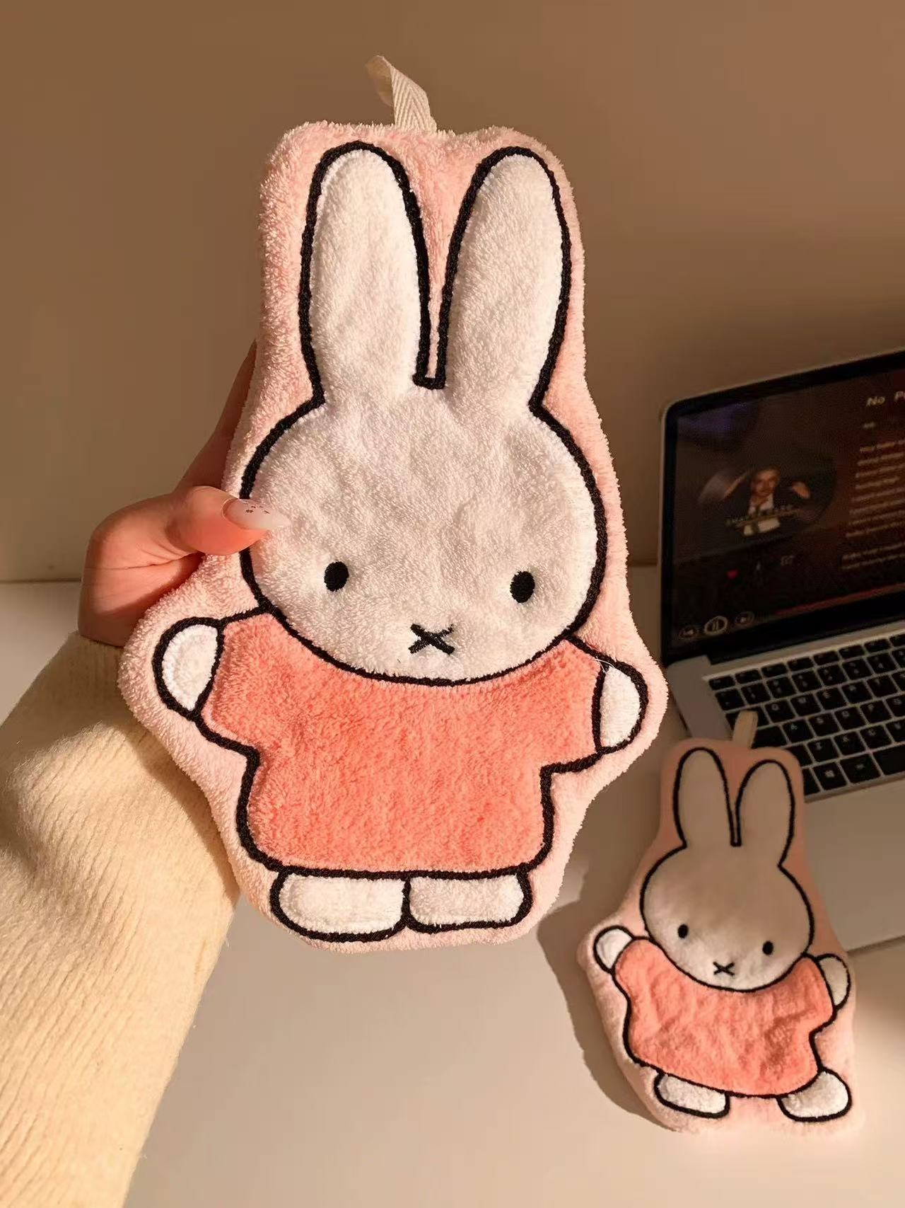 Premium Super Soft Miffy Rabbi - Home Bathroom Towels ulasan dan harga