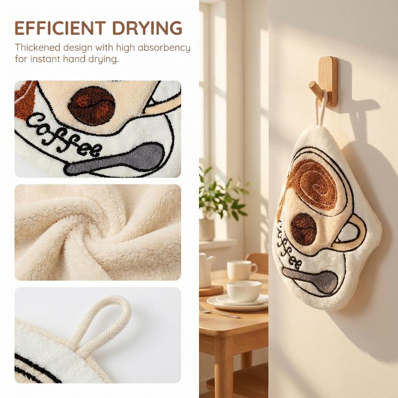 Quick Dry Absorbent Coffee Han - Jet Home Bathroom ulasan dan harga