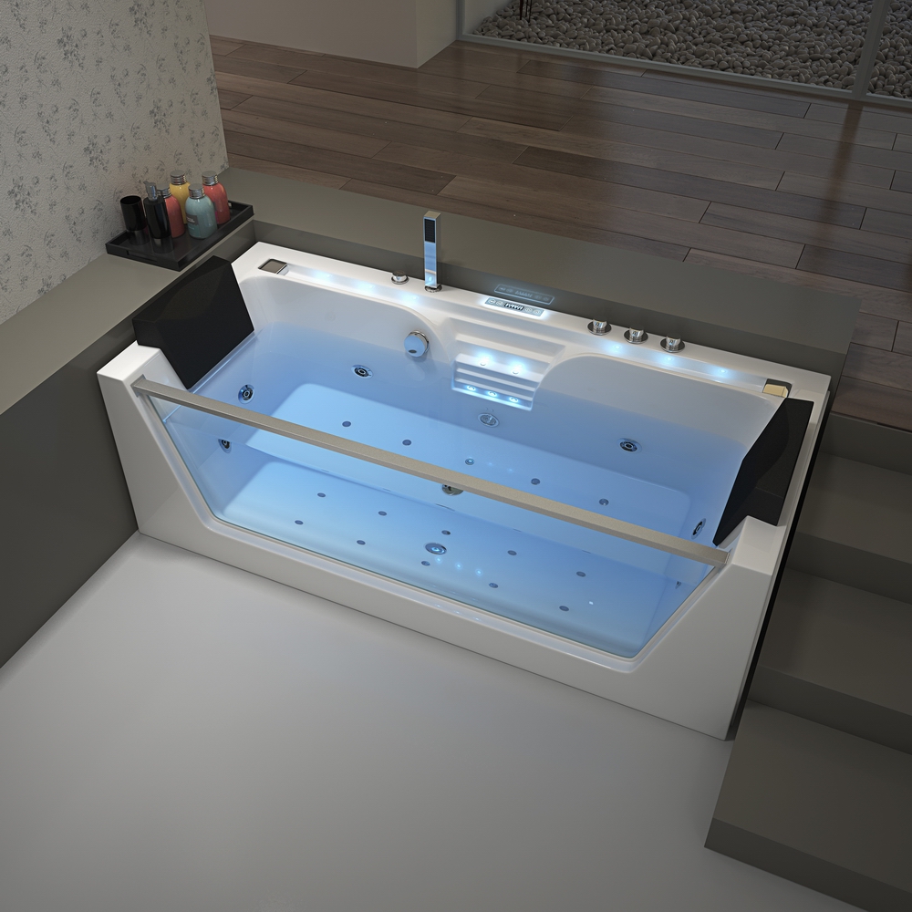 Indoor Hydromassage Whirlpool  - Home Bathroom Jacuzzi ulasan dan harga