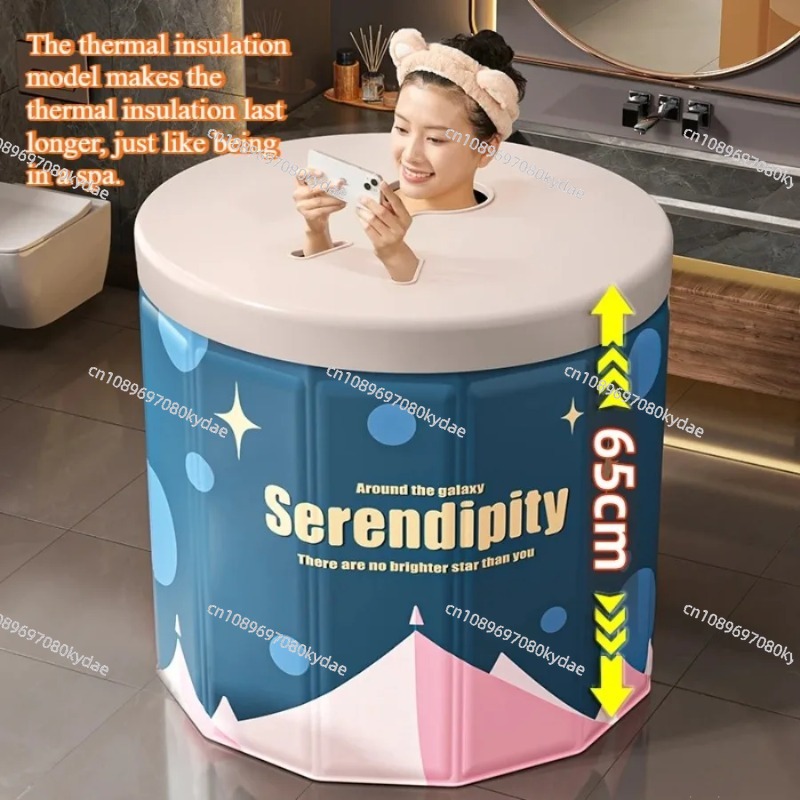 New Foldable Bathtub for Adult - Home Bathroom Spa ulasan dan harga