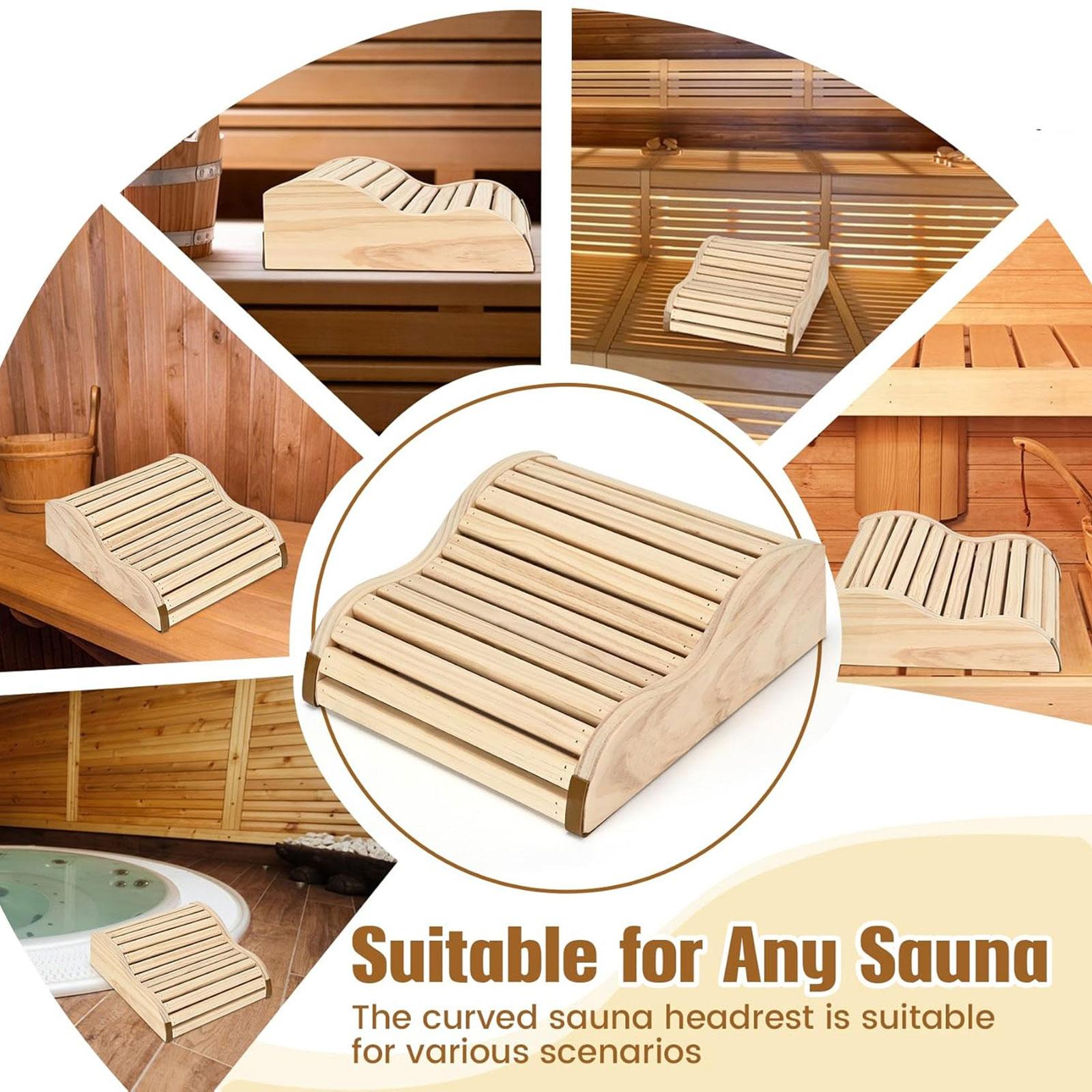 Sauna Headrest Ergonomic Suppl - Home Bathroom With Sauna ulasan dan harga