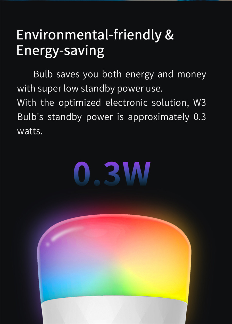 Yeelight Smart LED Bulb W3 E26 - Yeelight Light Smart Bulb ulasan dan harga