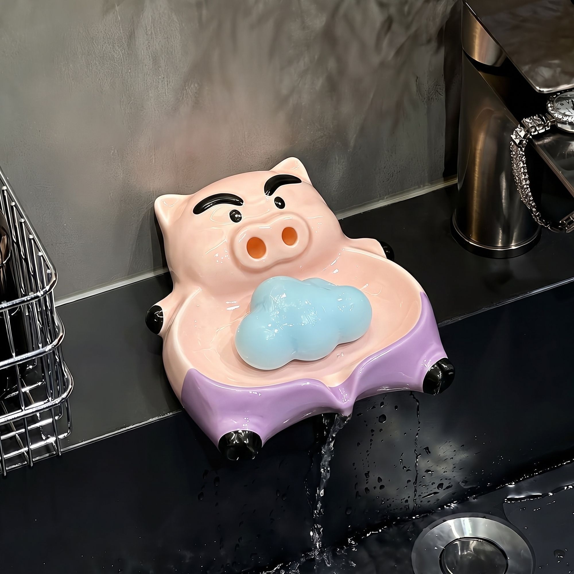 Cute Bo‑chan Soap Dish, Creati - Home Goods Bathroom Vanity ulasan dan harga