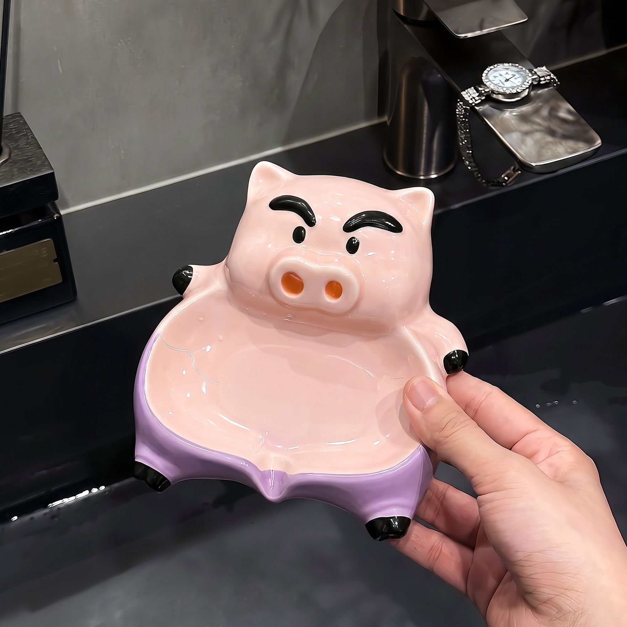 Cute Bo‑chan Soap Dish, Creati - Home Goods Bathroom Vanity ulasan dan harga