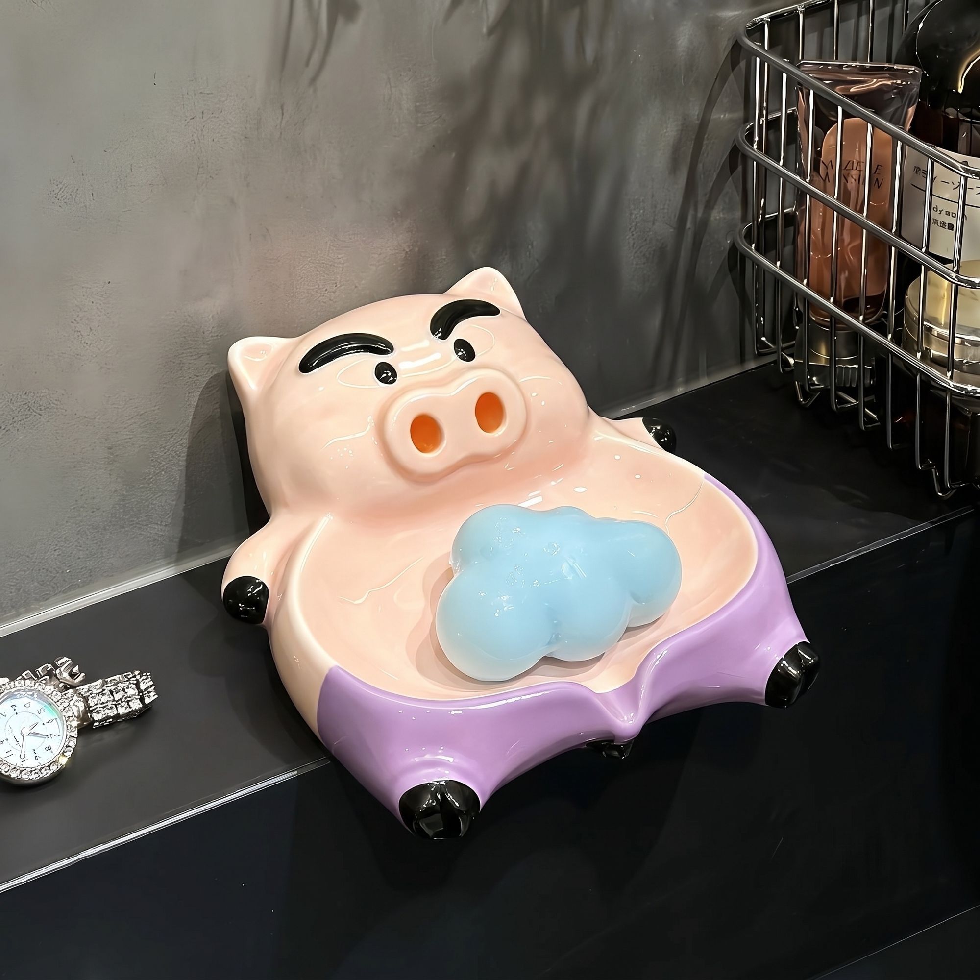 Cute Bo‑chan Soap Dish, Creati - Home Goods Bathroom Vanity ulasan dan harga