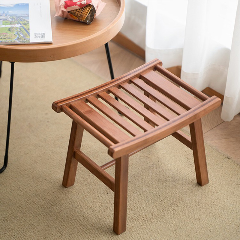 1PC Bamboo Shower Bench Non Sl - Home Bathroom With Sauna ulasan dan harga