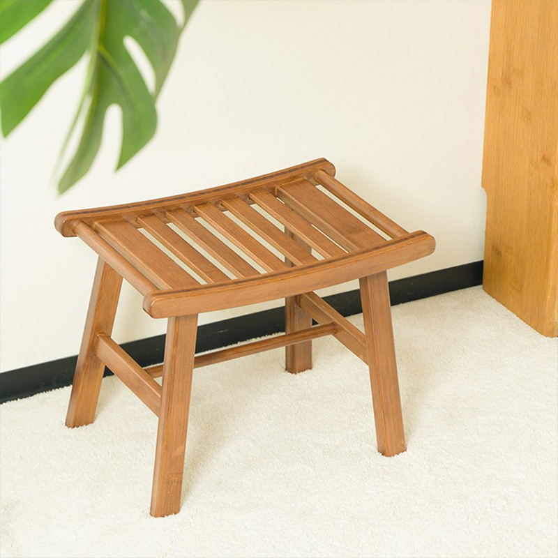 1PC Bamboo Shower Bench Non Sl - Home Bathroom With Sauna ulasan dan harga